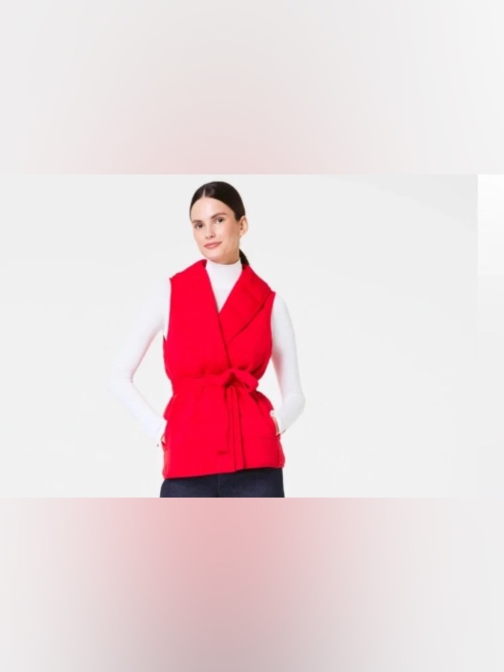 Spanx PuffEssential Women’s Red Vest Size Small